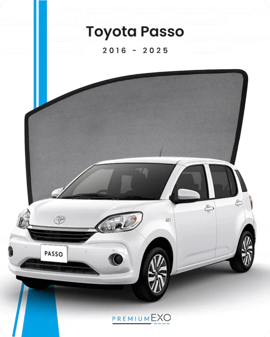 Toyota Passo 2016-2025 Car Window Sun Shades