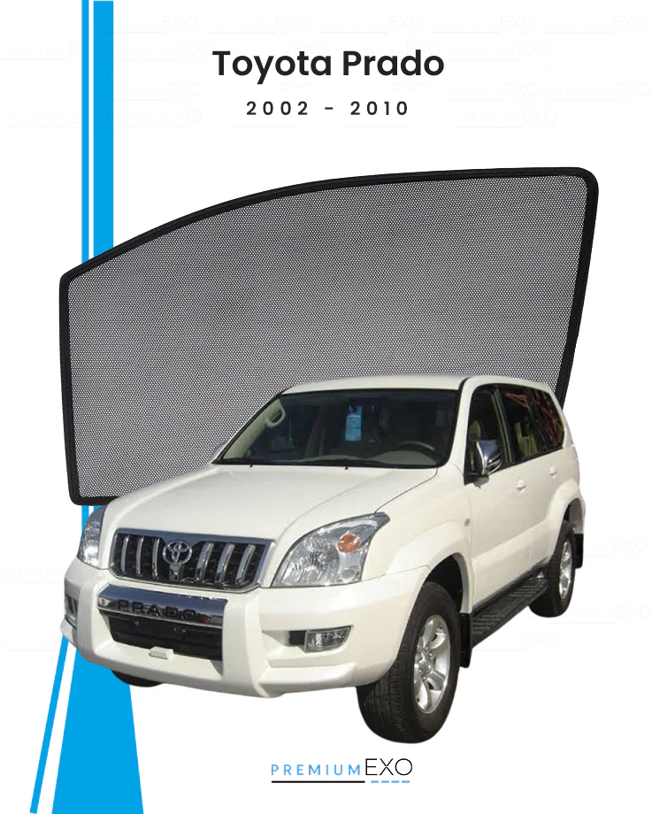 Toyota Prado 2002–2010 Car Window Sun Shades