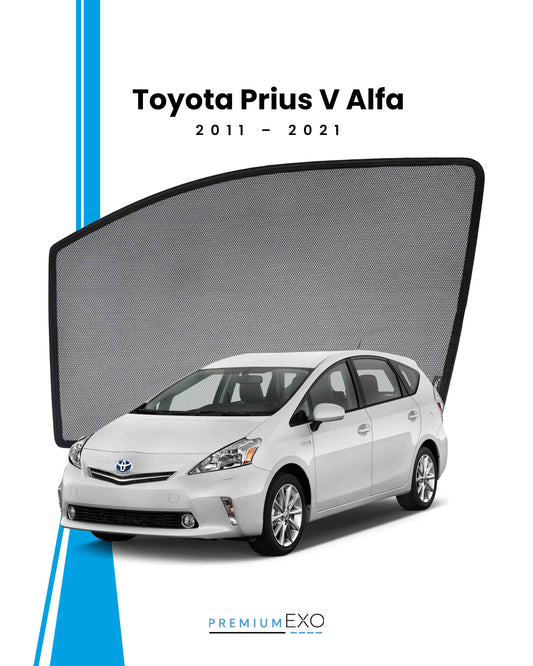 Toyota Prius V Alfa 2011–2021 Car Window Sun Shades