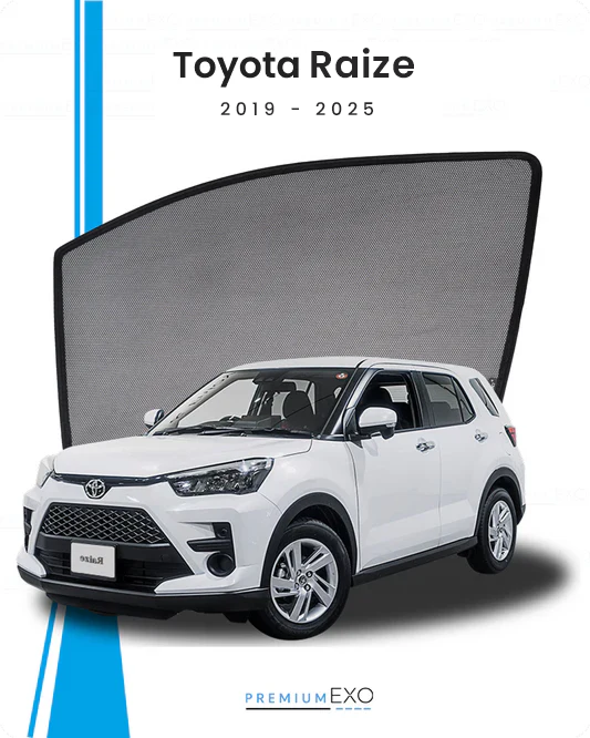 Toyota RAIZE 2019-2025 Car Window Sun Shades