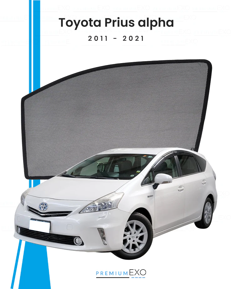 Toyota Prius V Alfa 2011–2021 Car Window Sun Shades