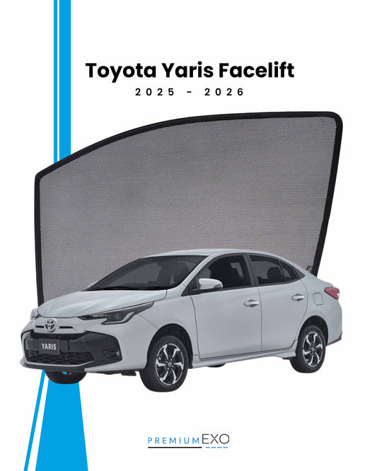 Toyota Yaris 2025-2026 Facelift Car Window Sun Shades