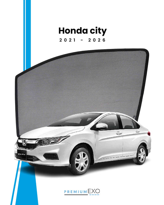 Honda City 2021-2026 Car Window Sun Shades
