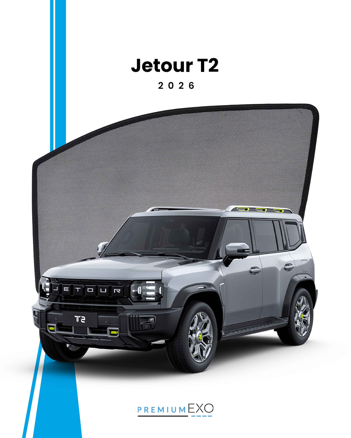 Jetour T2 2026 Car Window Sun Shades