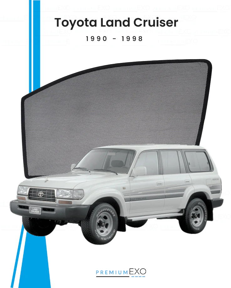 Toyota Land Cruiser 1990-1998 Car Window Sun Shades