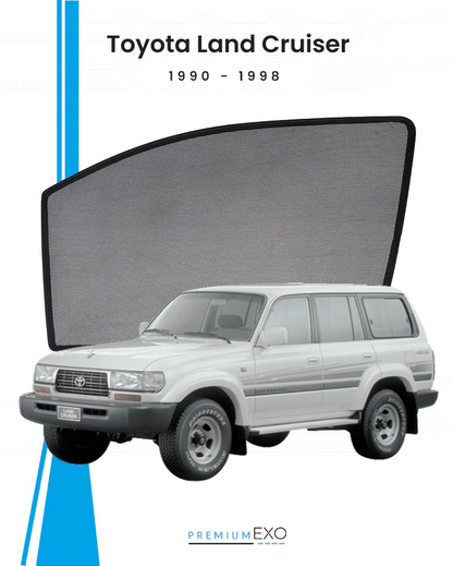 Toyota Land Cruiser 1990-1998 Car Window Sun Shades