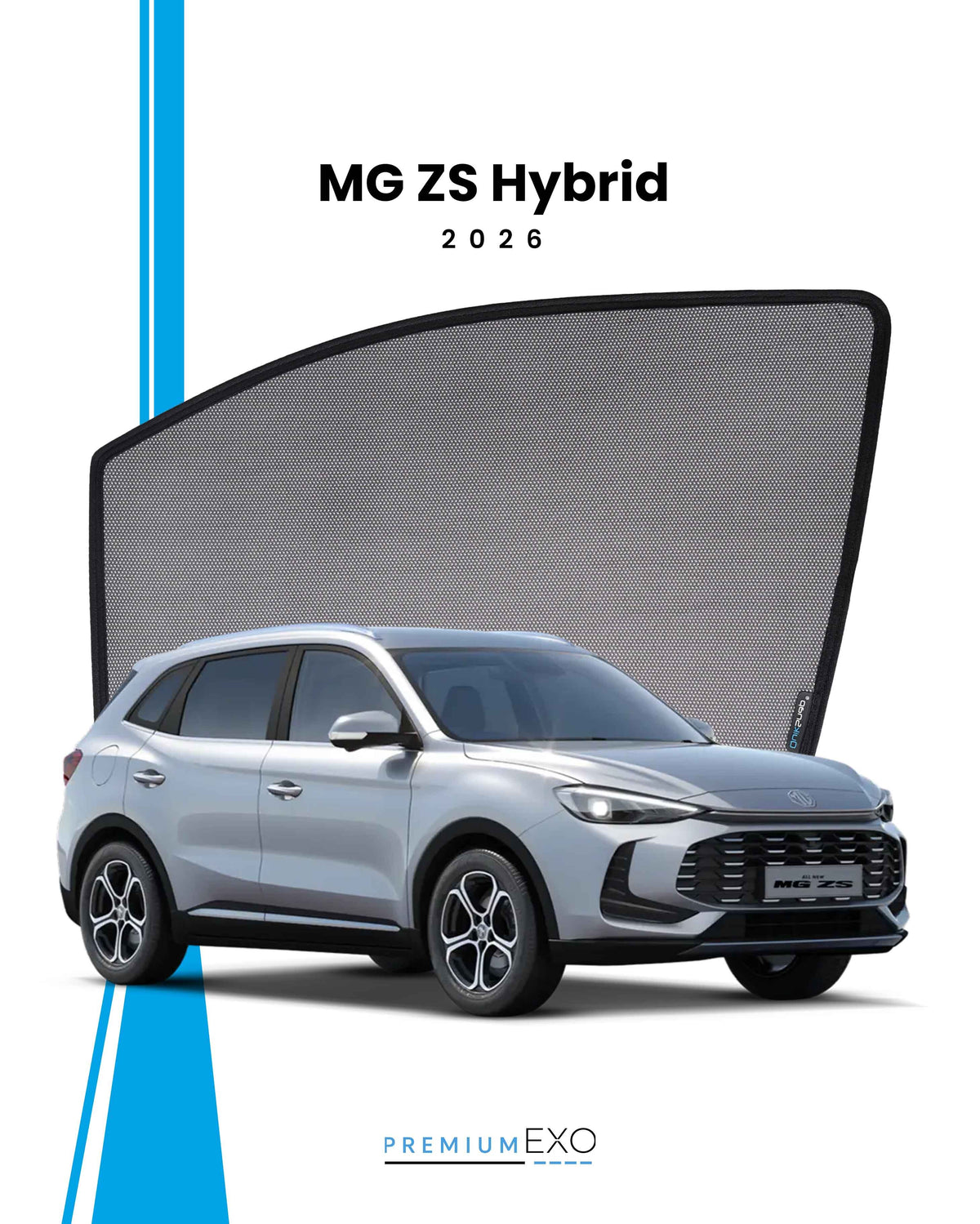 MG ZS Hybrid 2026 Car Window Sun Shades